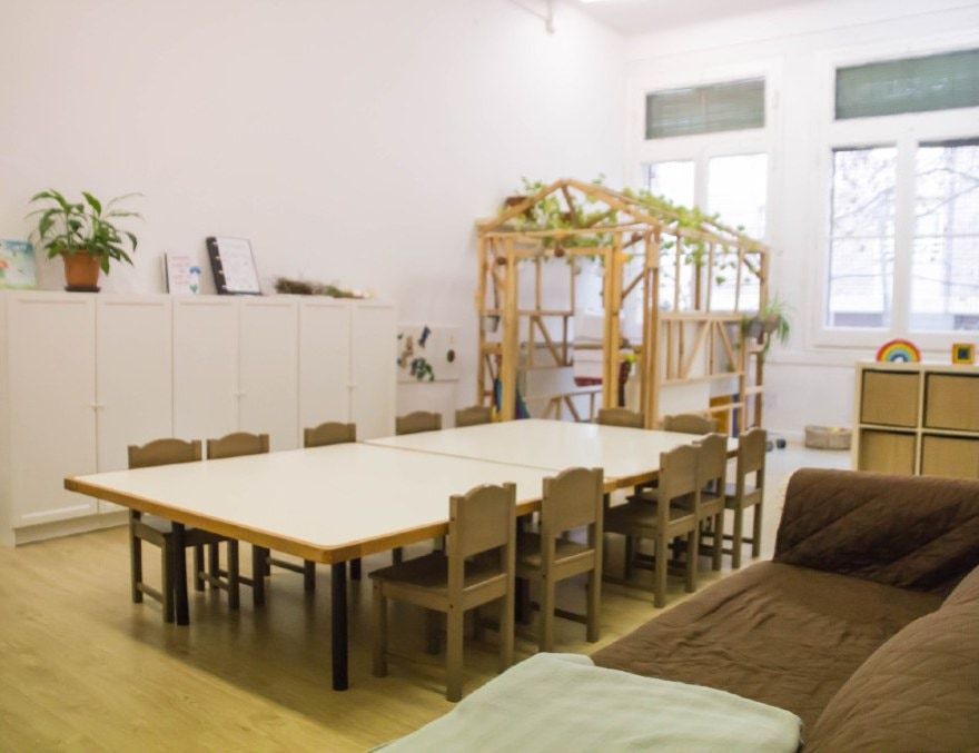 Work table in the project workshop